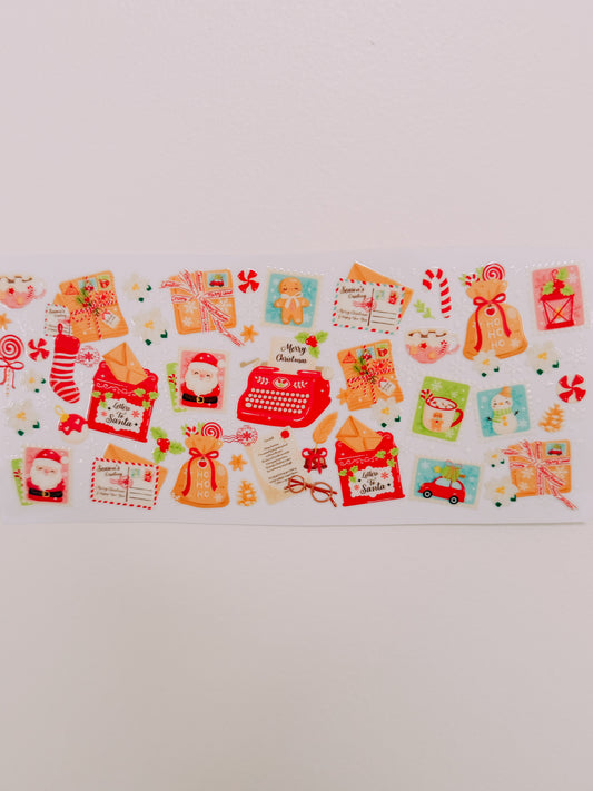 Xmas Stamps Wrap