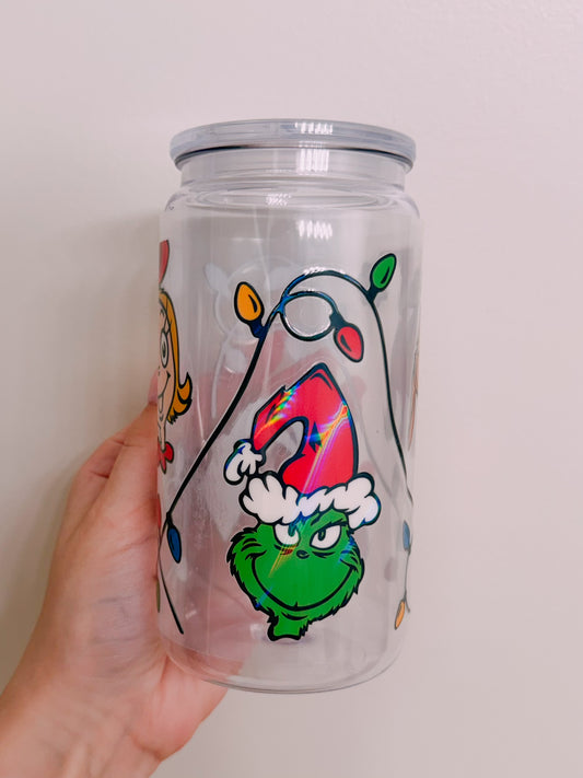 Lights and Grinch Wrap