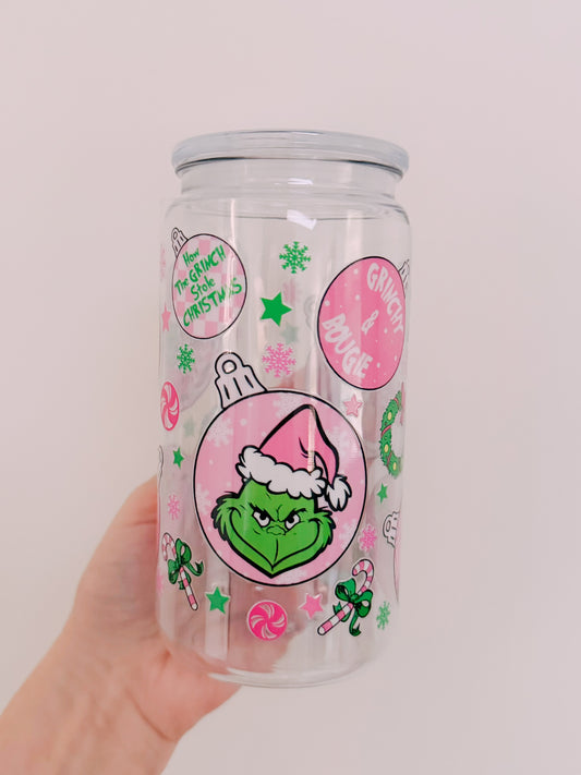 Pink Grinch Wrap