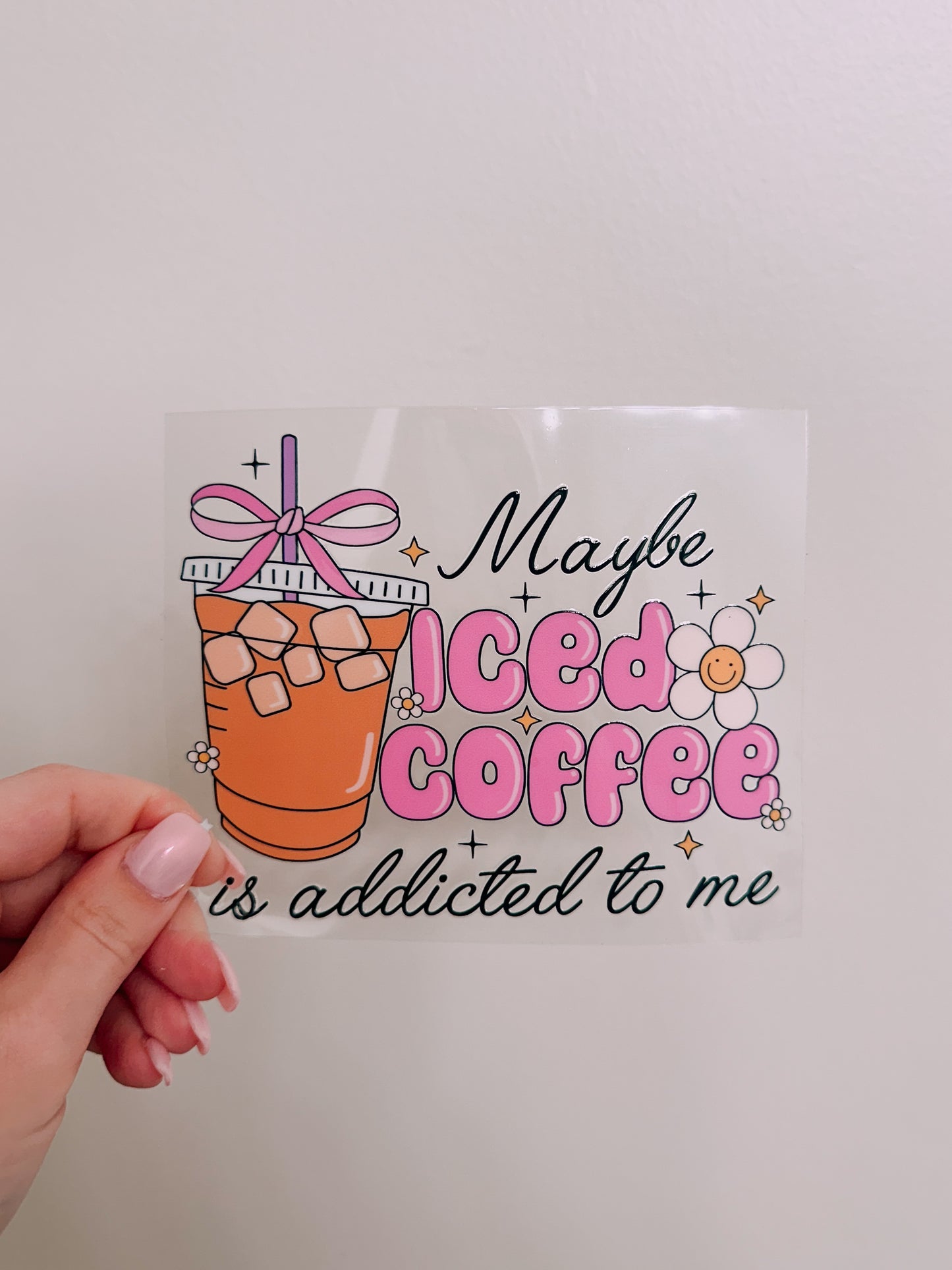 Iced Coffee Addict Wrap