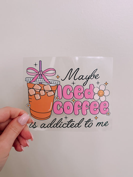 Iced Coffee Addict Wrap