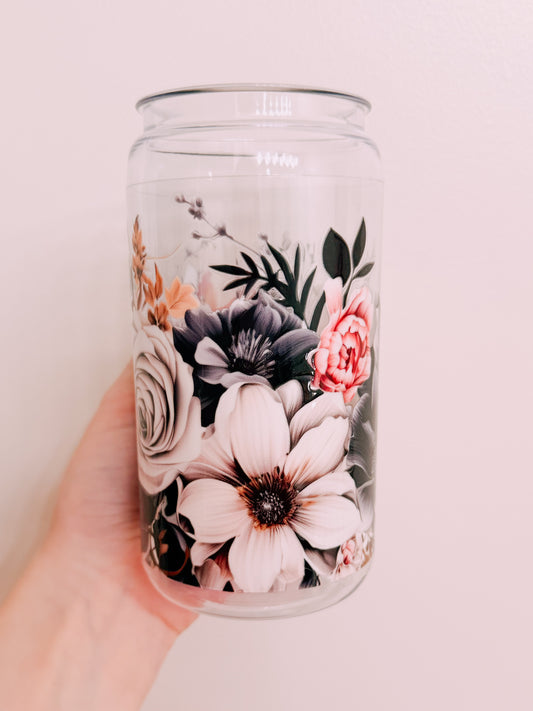 Black Floral Wrap