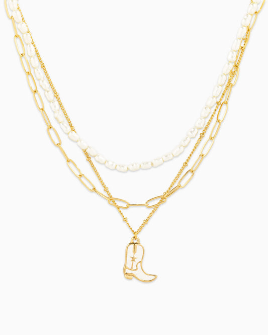 Cowboy Boot Necklace