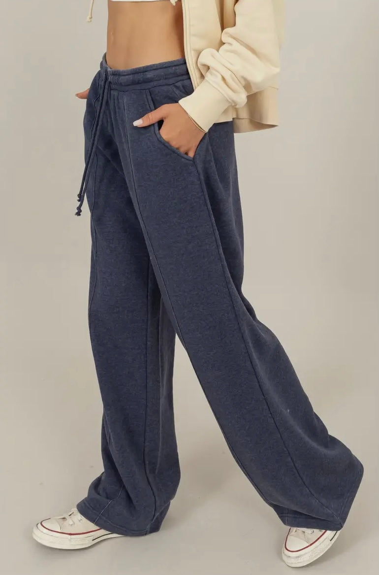 Fleece Lounge Pants Dark Night