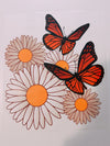 Butterfly and Flowers transfer