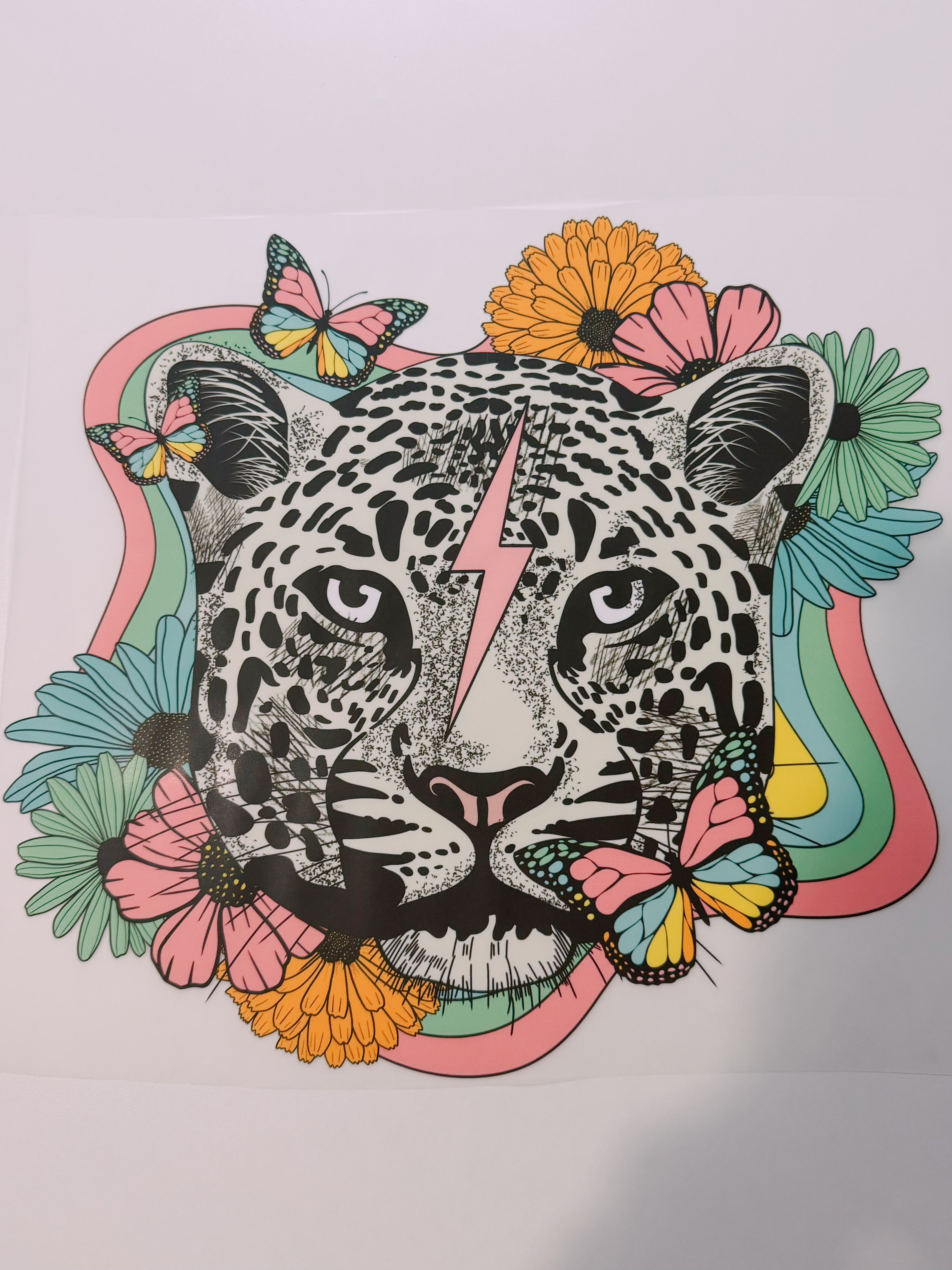 Retro tiger Transfer