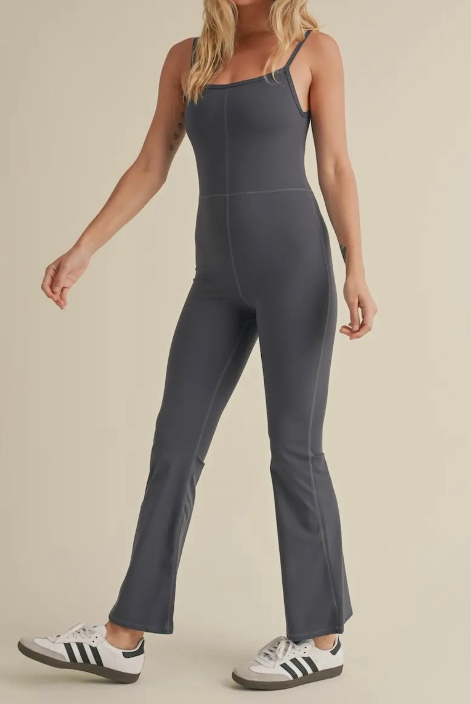 Essential Ash Flare Jumpsuit