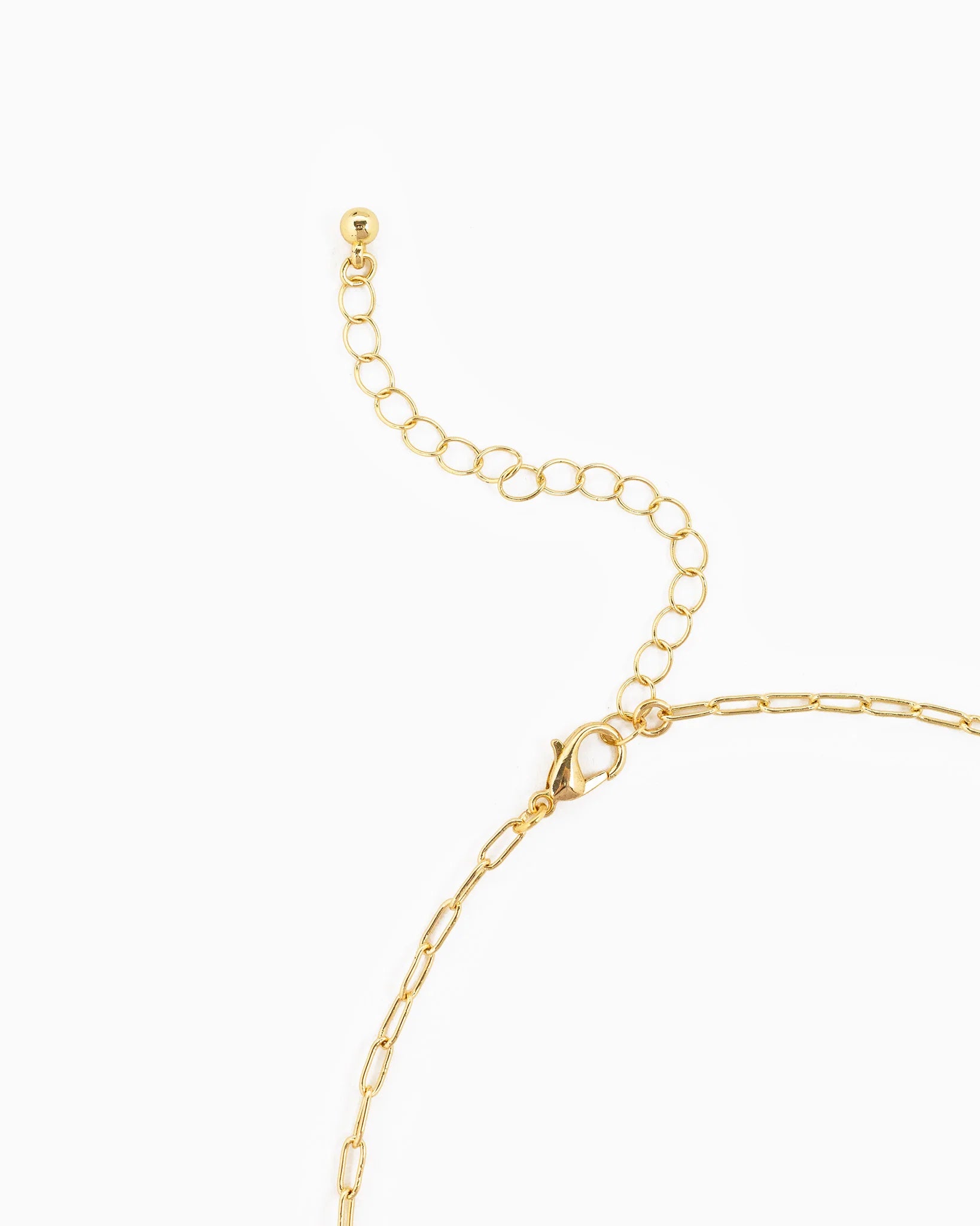 Pink Clover Charm Necklace