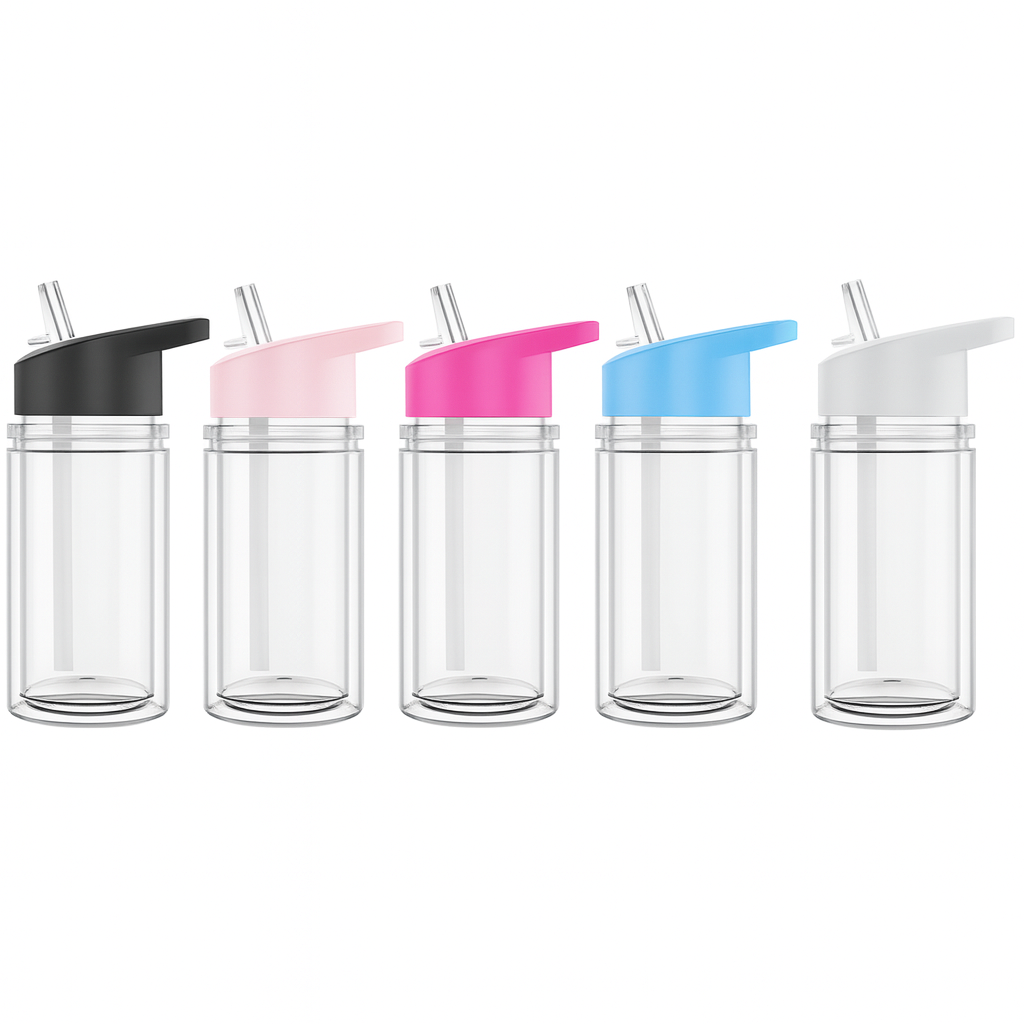 Kids 10oz. Acrylic Customizable Snow Globe Sports Tumbler