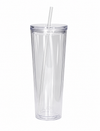 24oz Acrylic Customizable Snow Globe Cup