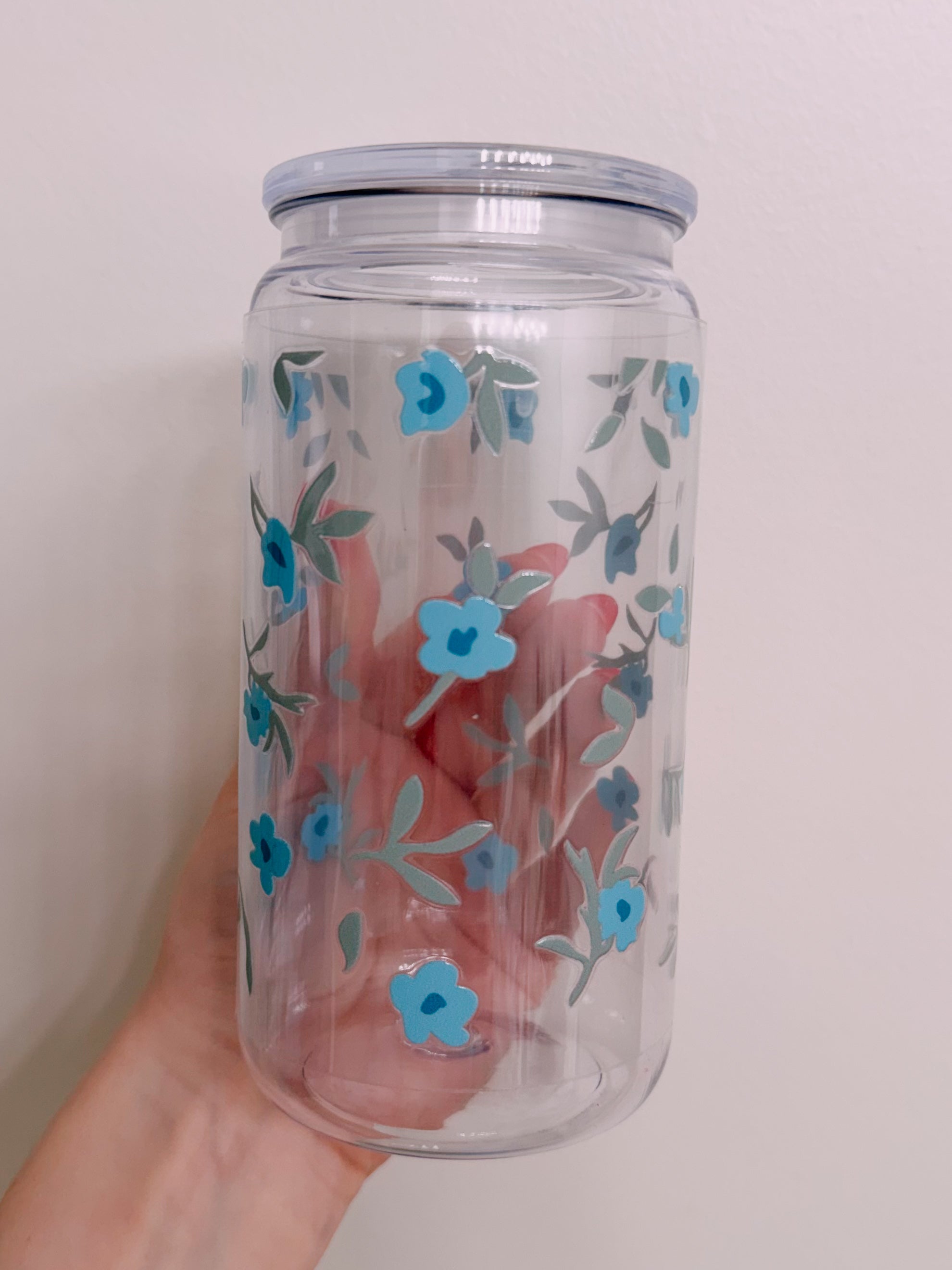 Dainty Blue flower Wrap