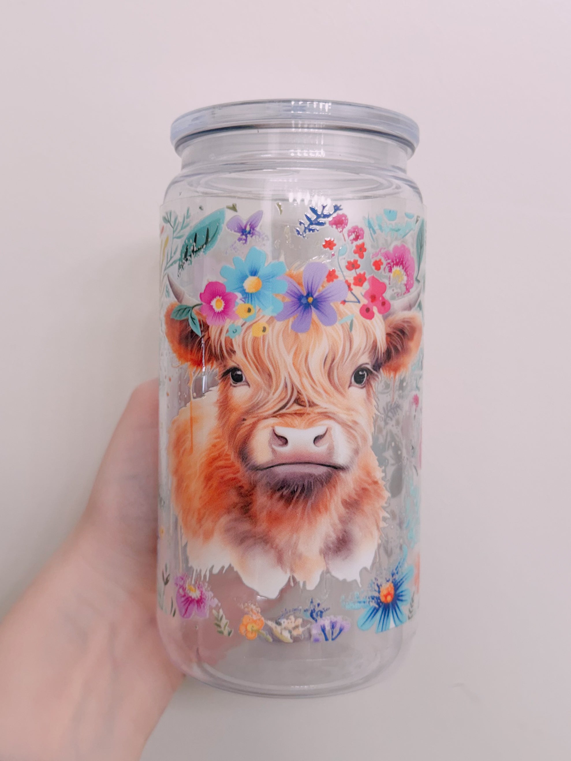 Floral cow wrap #2