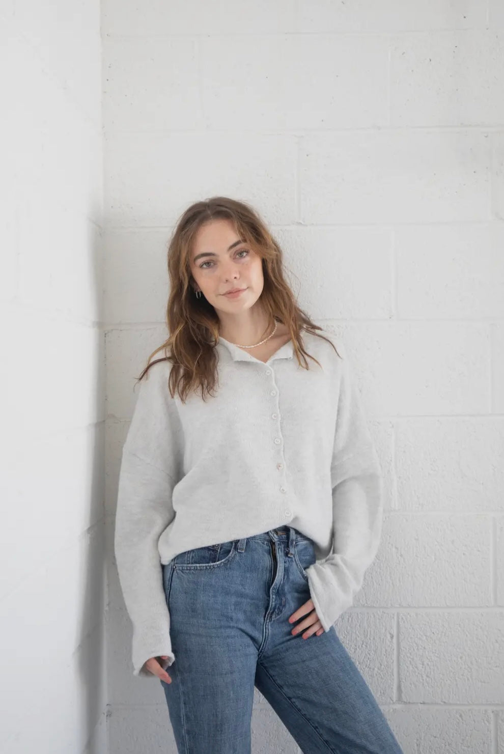 Bloom Cardigan Heather Grey