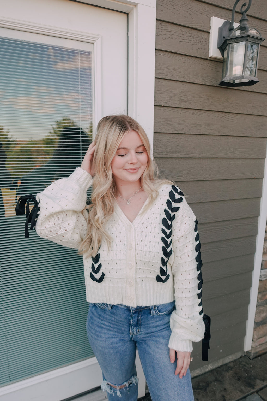 Dream Ribbon Knit Cardigan