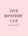 16oz colorful lid mystery snowglobe cup