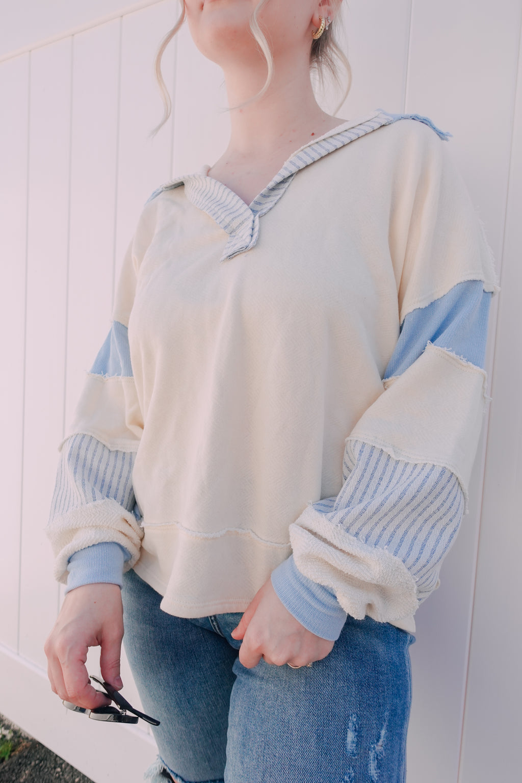 It Girl Pullover Blue