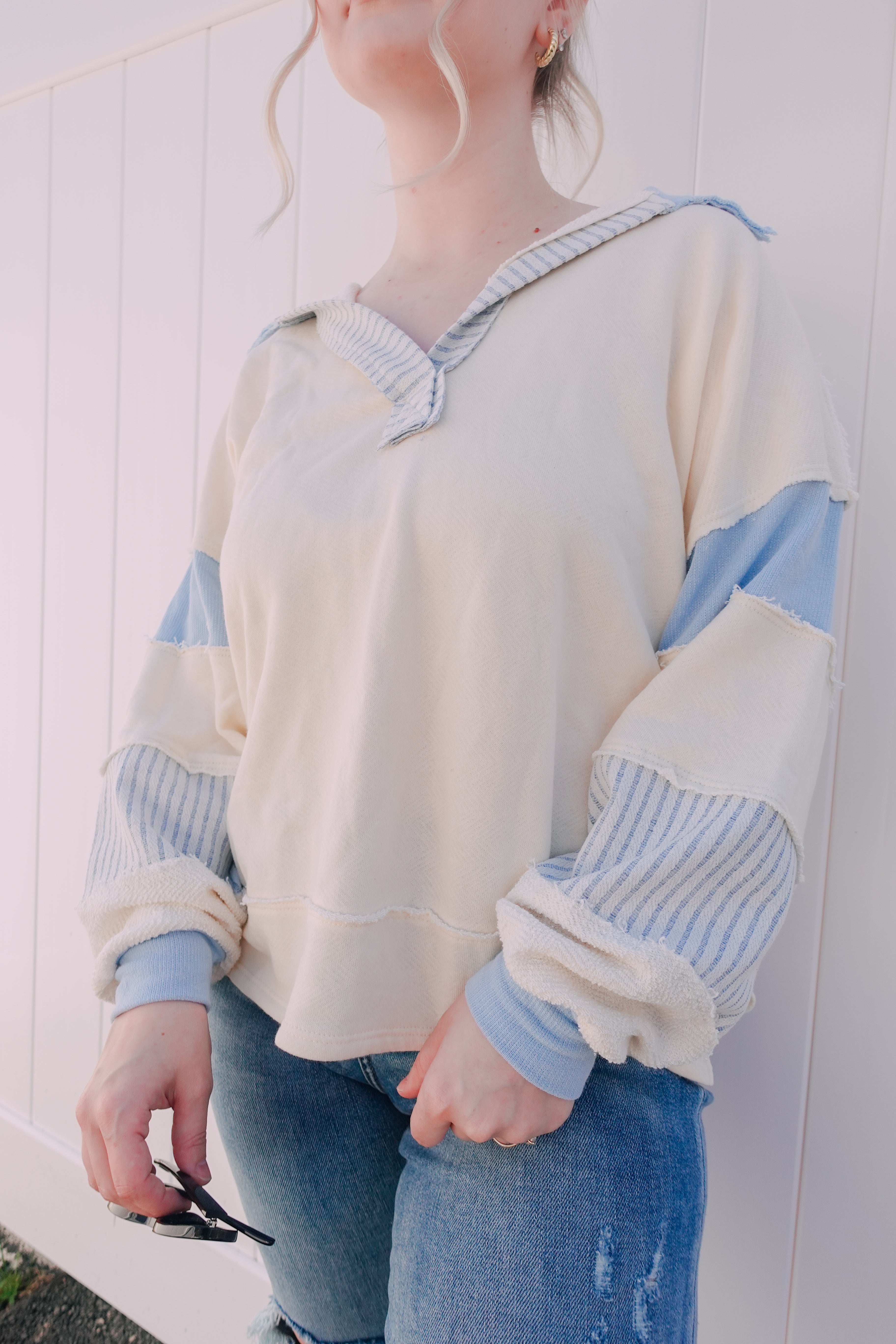 It Girl Pullover Blue