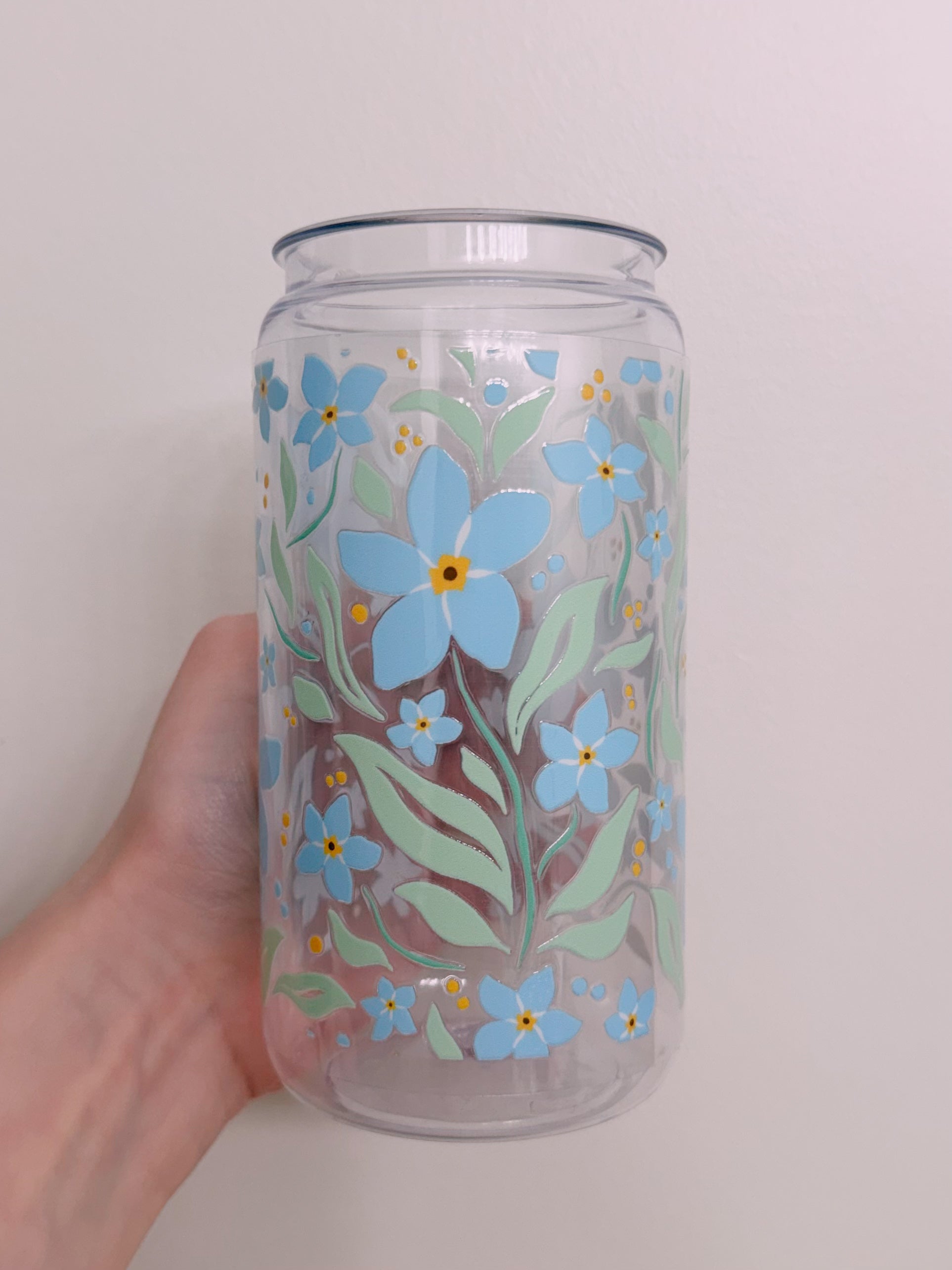 Blue petal wrap