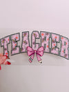 Pink teacher Wrap