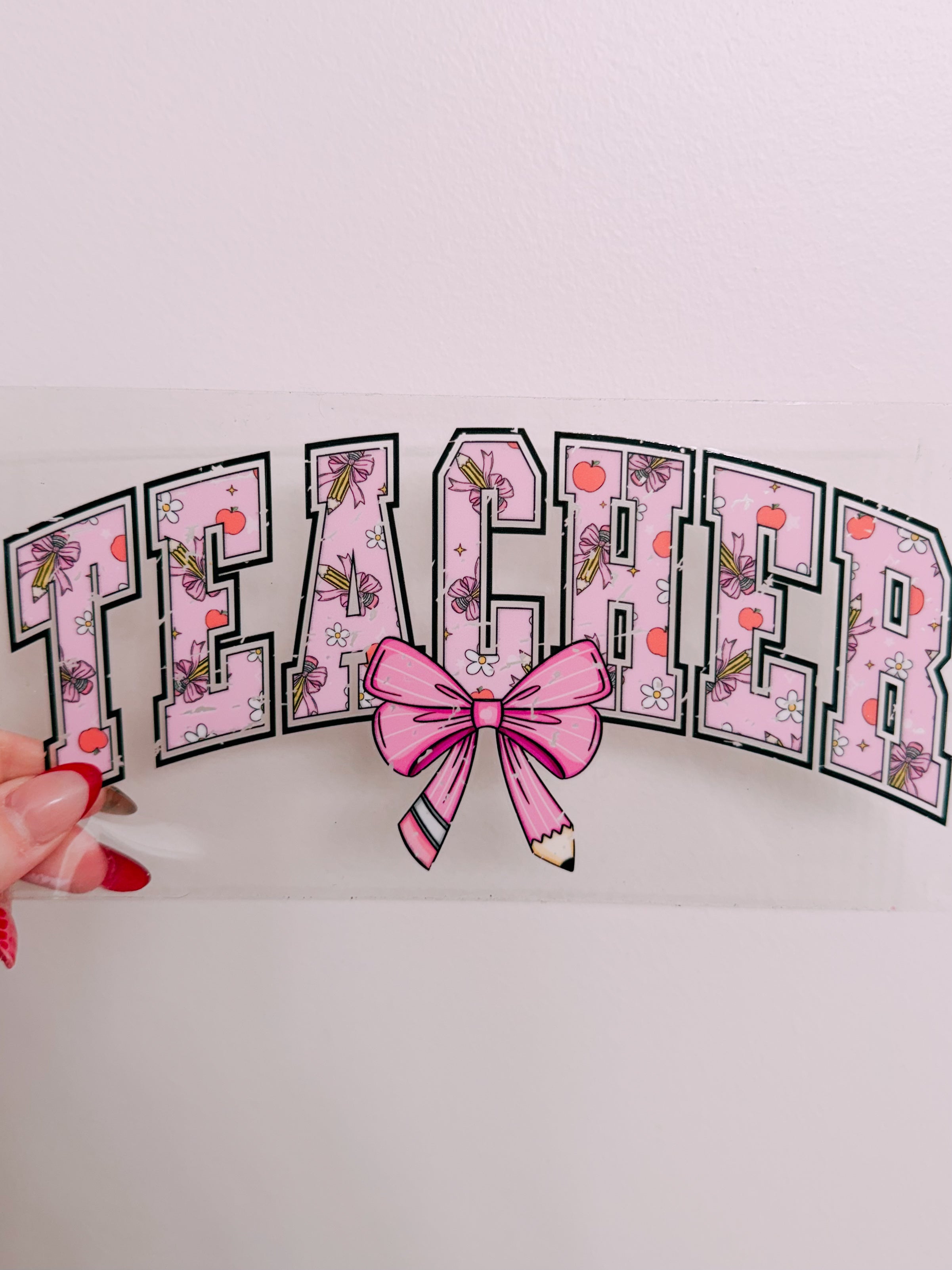 Pink teacher Wrap