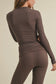 Chocolate Fold Over Lounge Set