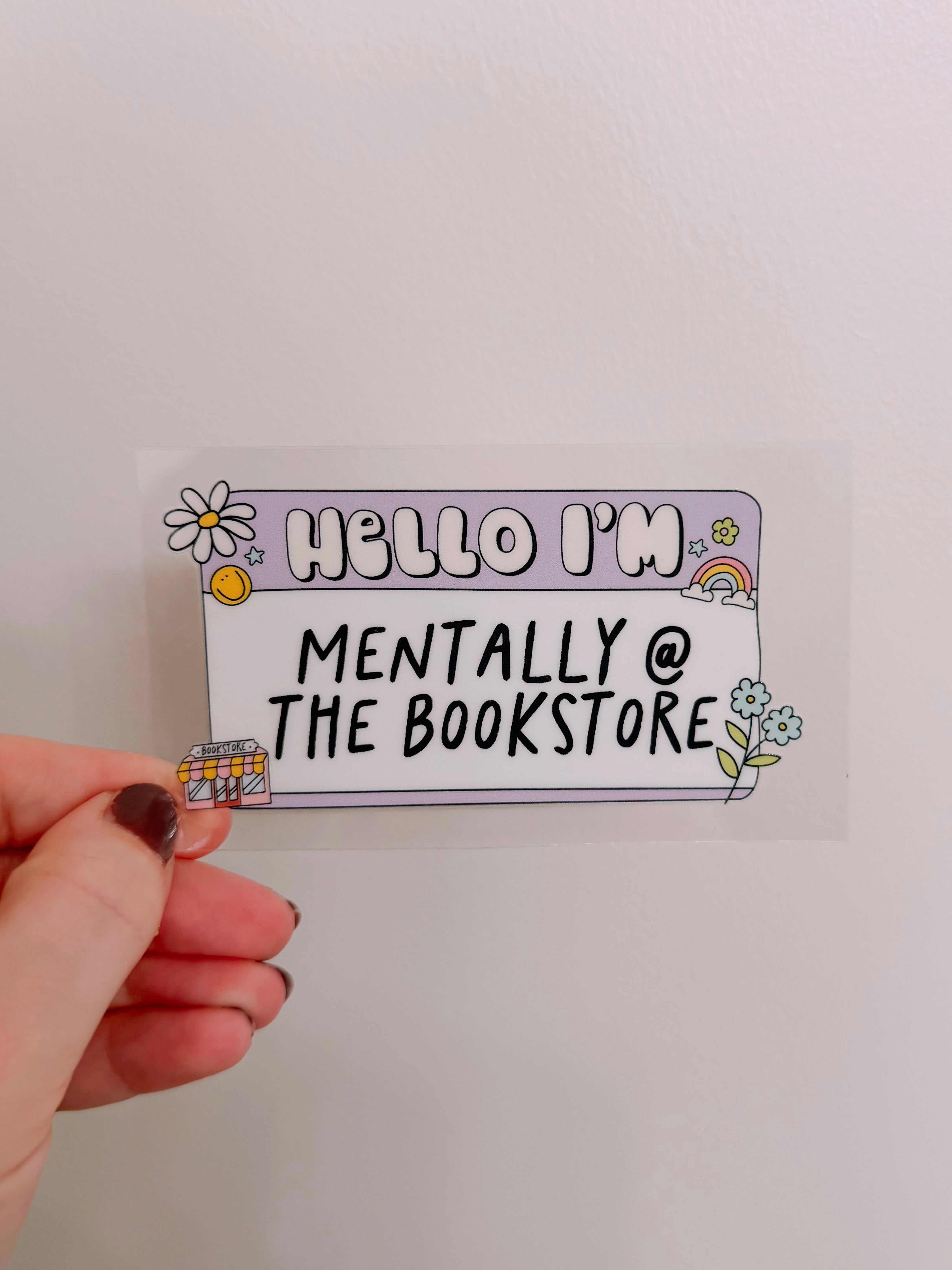Mentally at the bookstore wrap