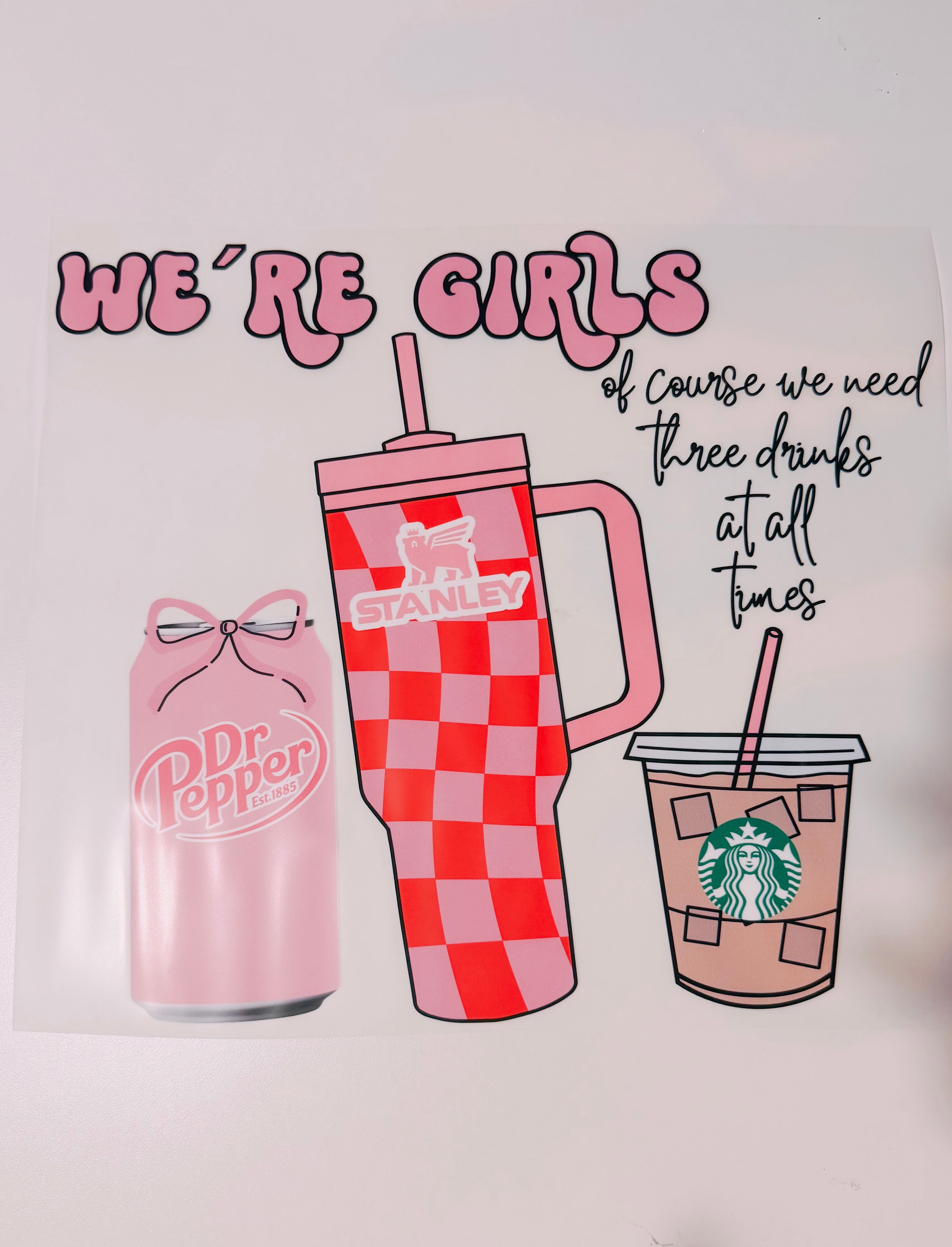 Three drinks transfer