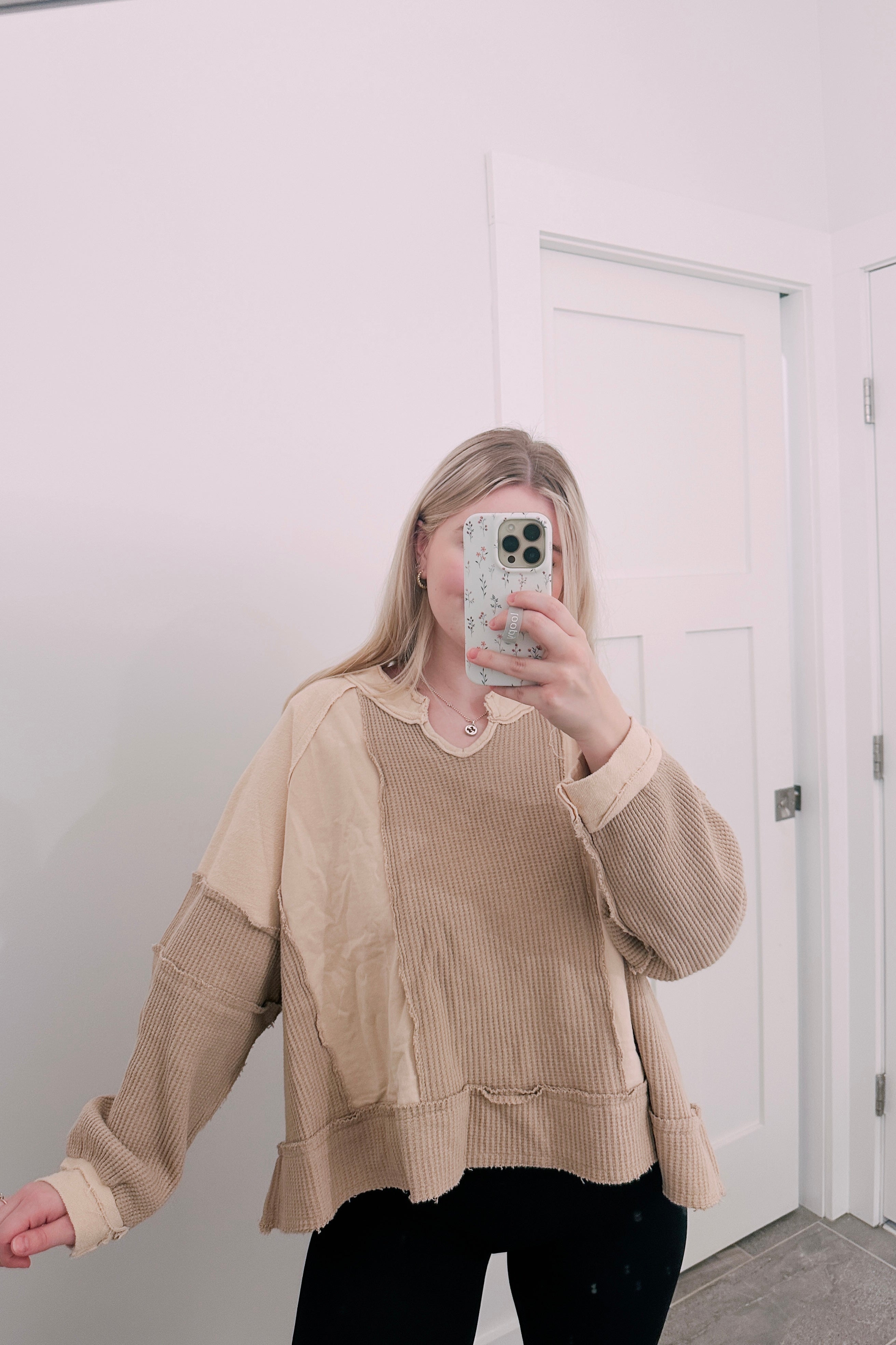 Beige Thermal Top