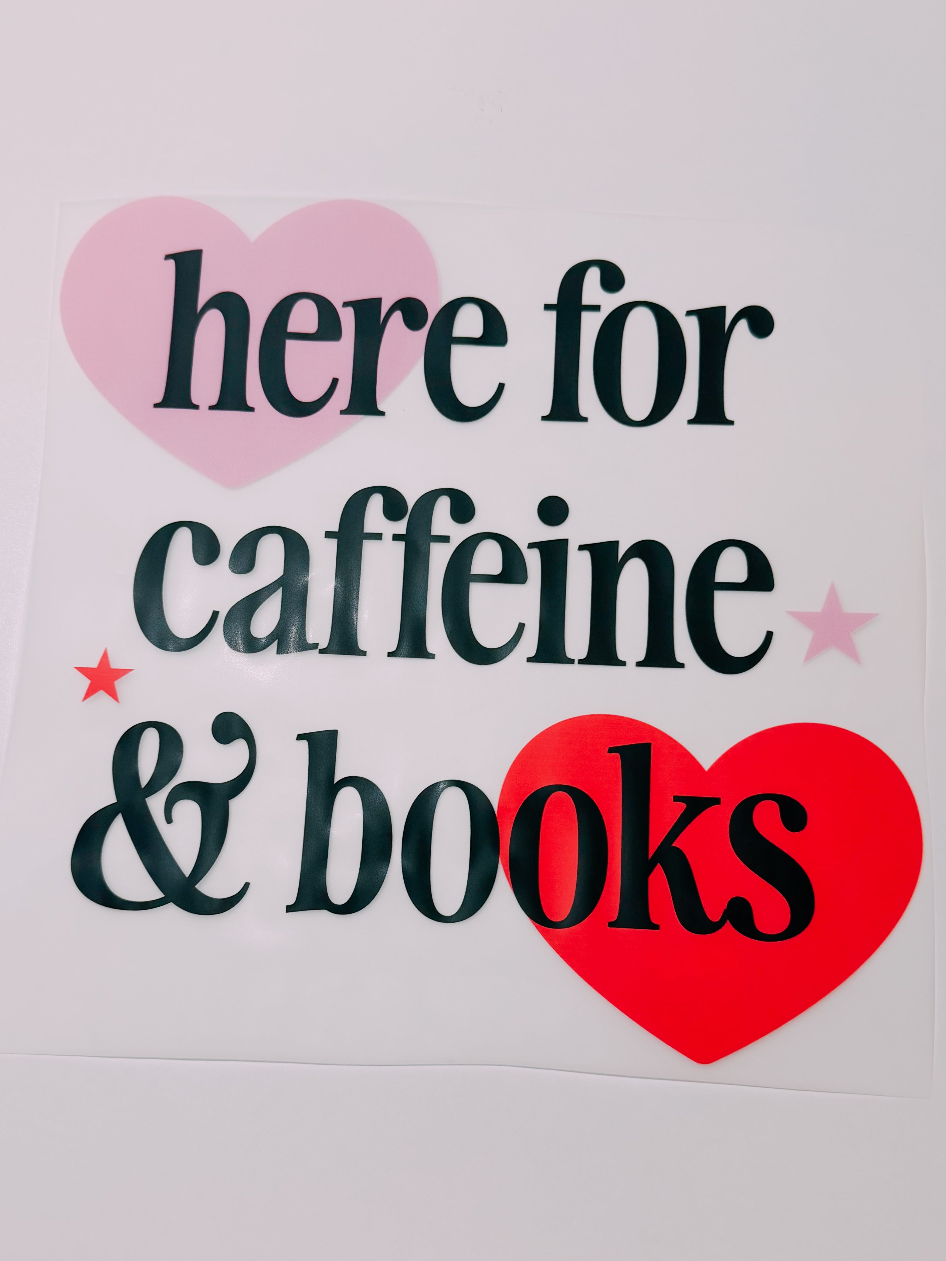 Books and caffeine transfer
