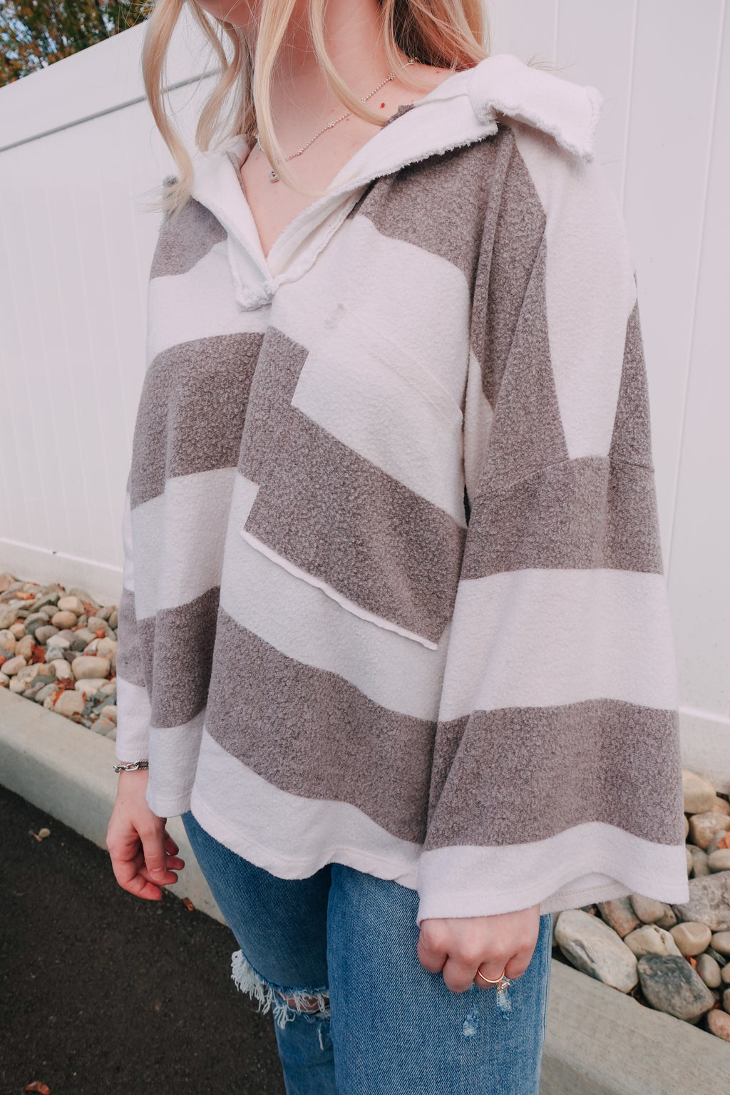 Stay Cozy Oversized Sweater Brown