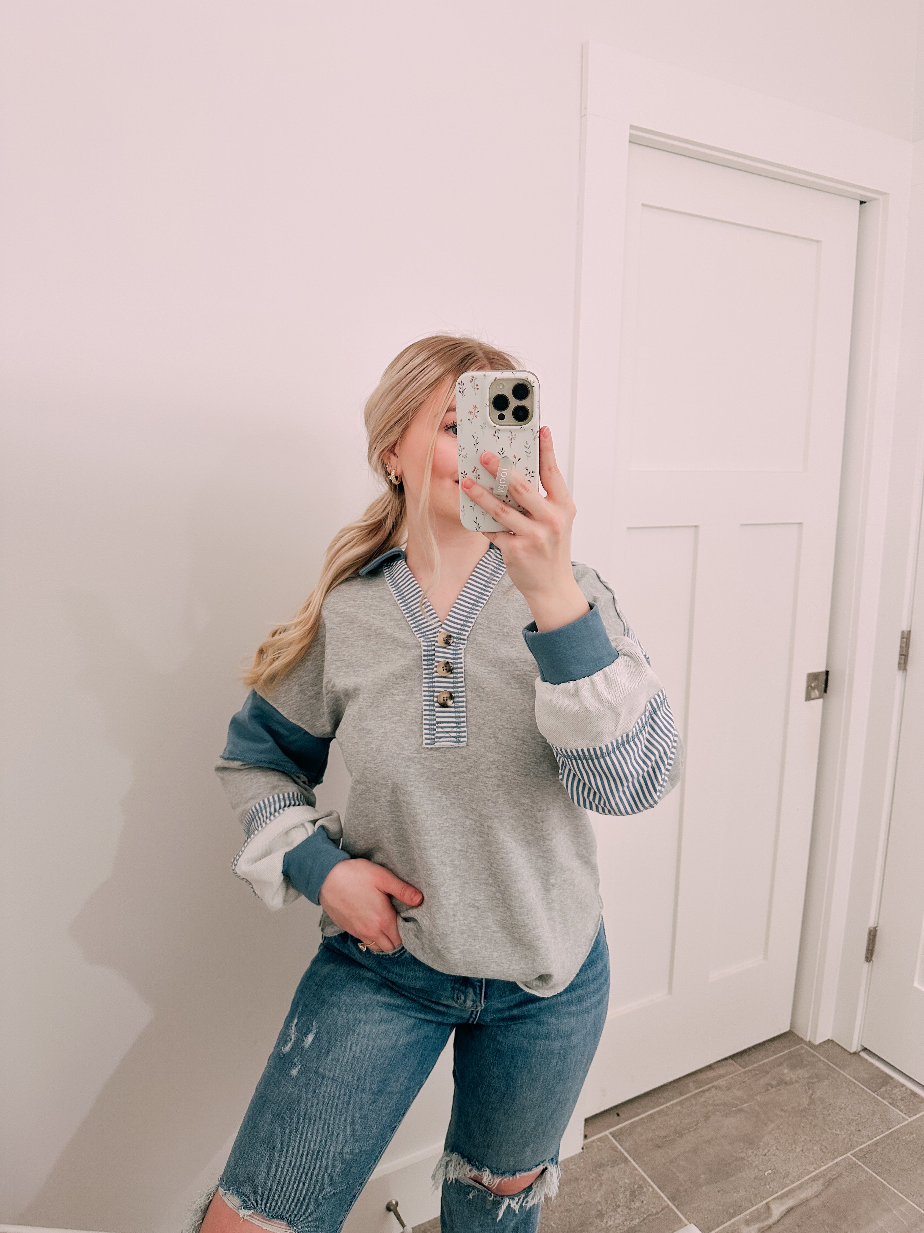 It Girl Pullover Grey