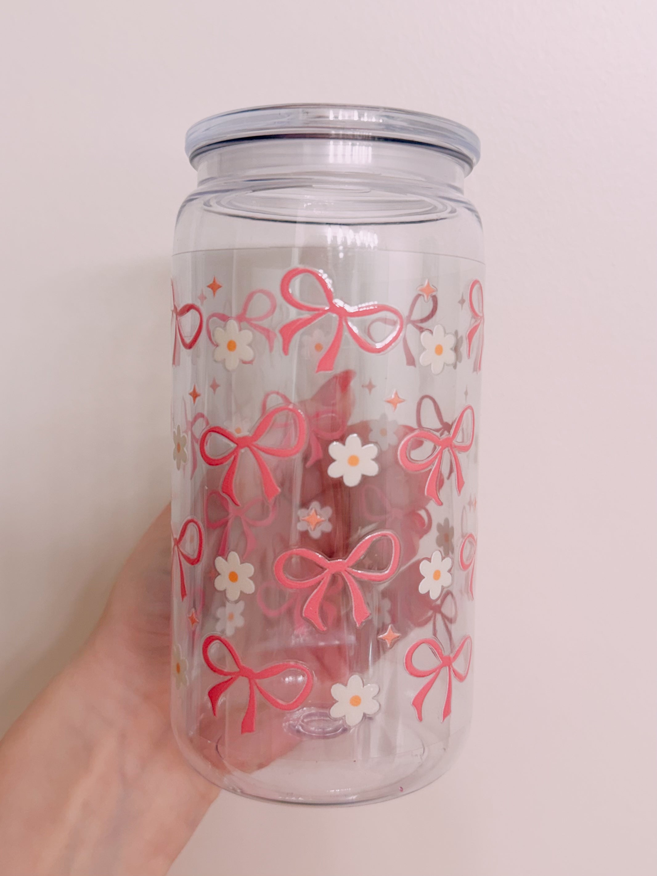 Pink bows and flowers Wrap