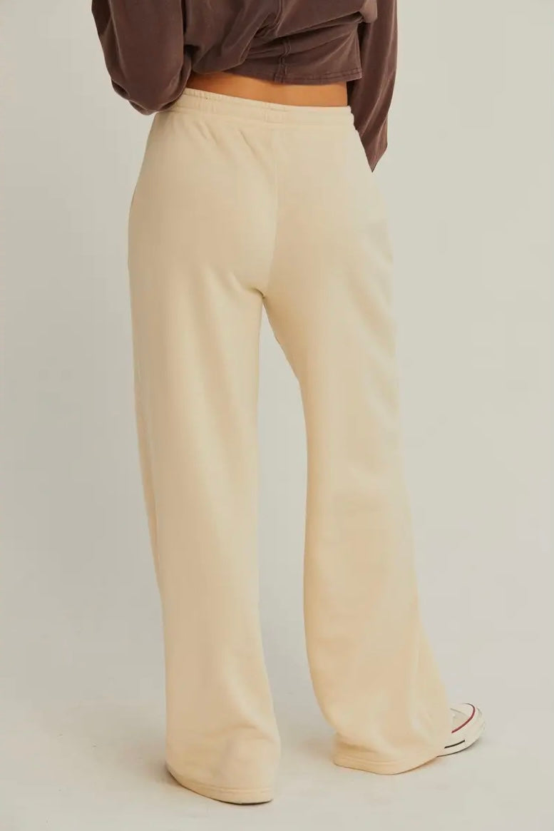 Fleece Lounge Pants Cream