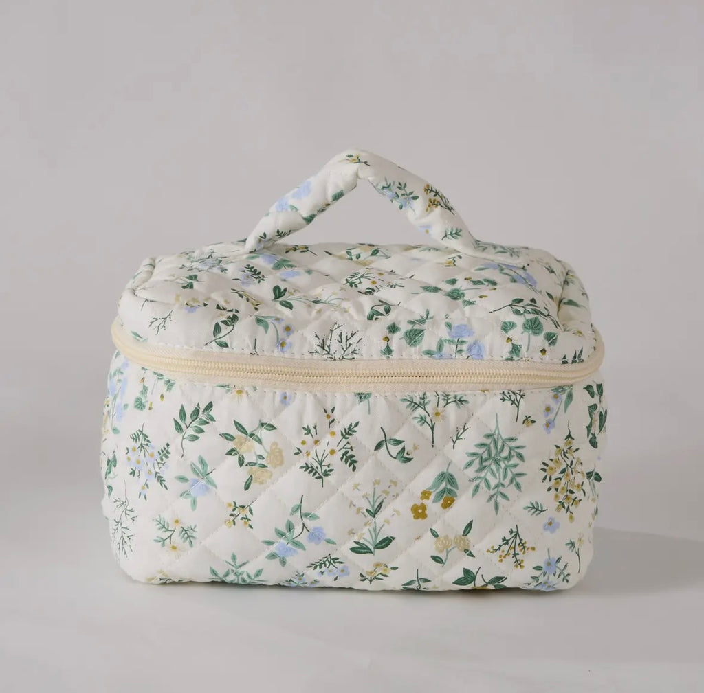 Garden Floral Makeup Bag