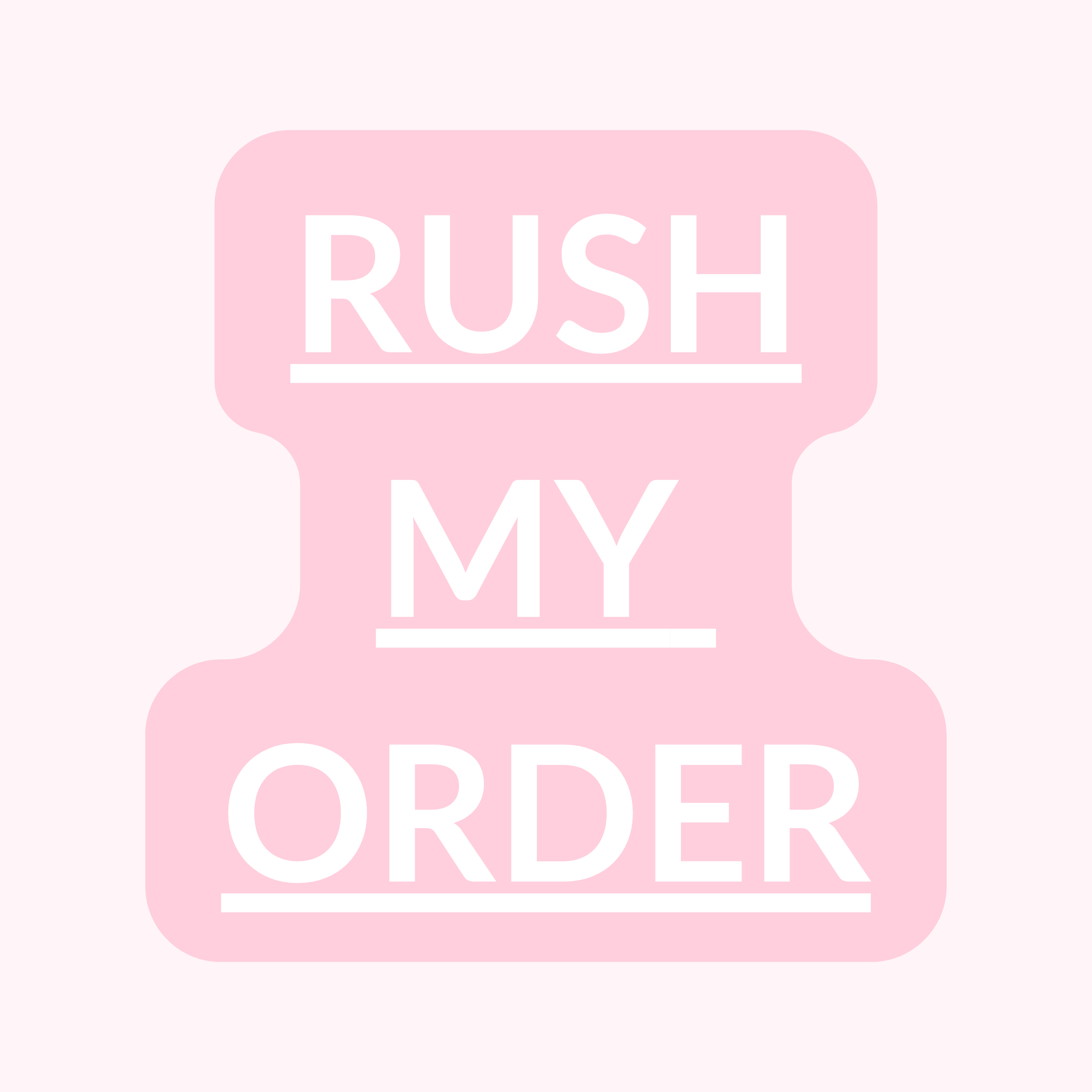 RUSH MY ORDER - *NOT A SKIP THE LINE!!!*