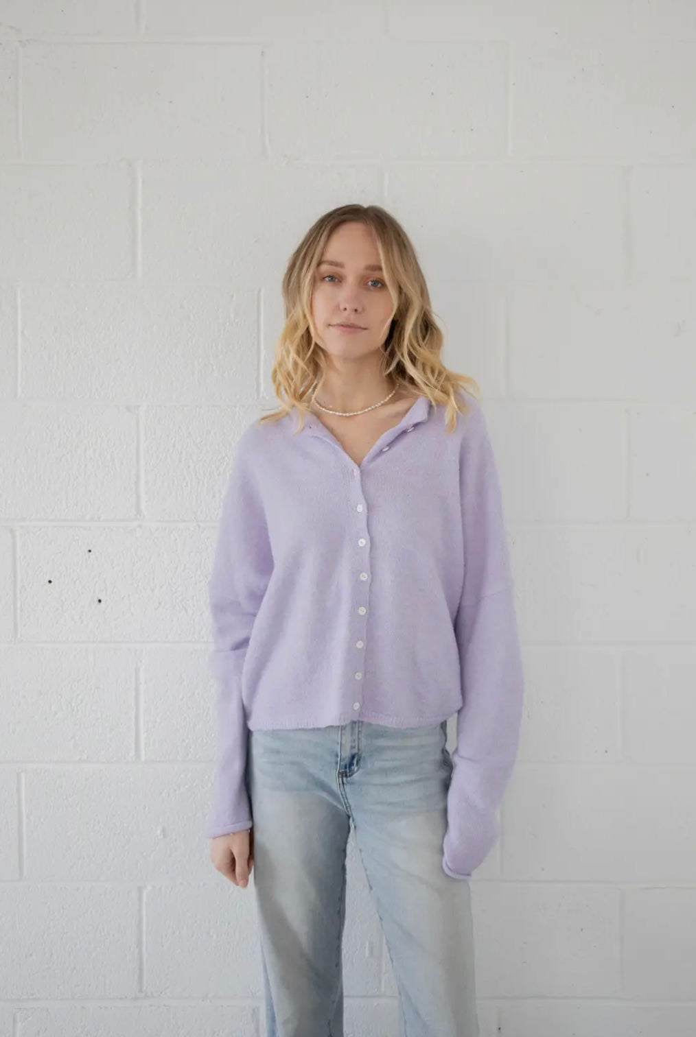 Bloom Cardigan Lavender