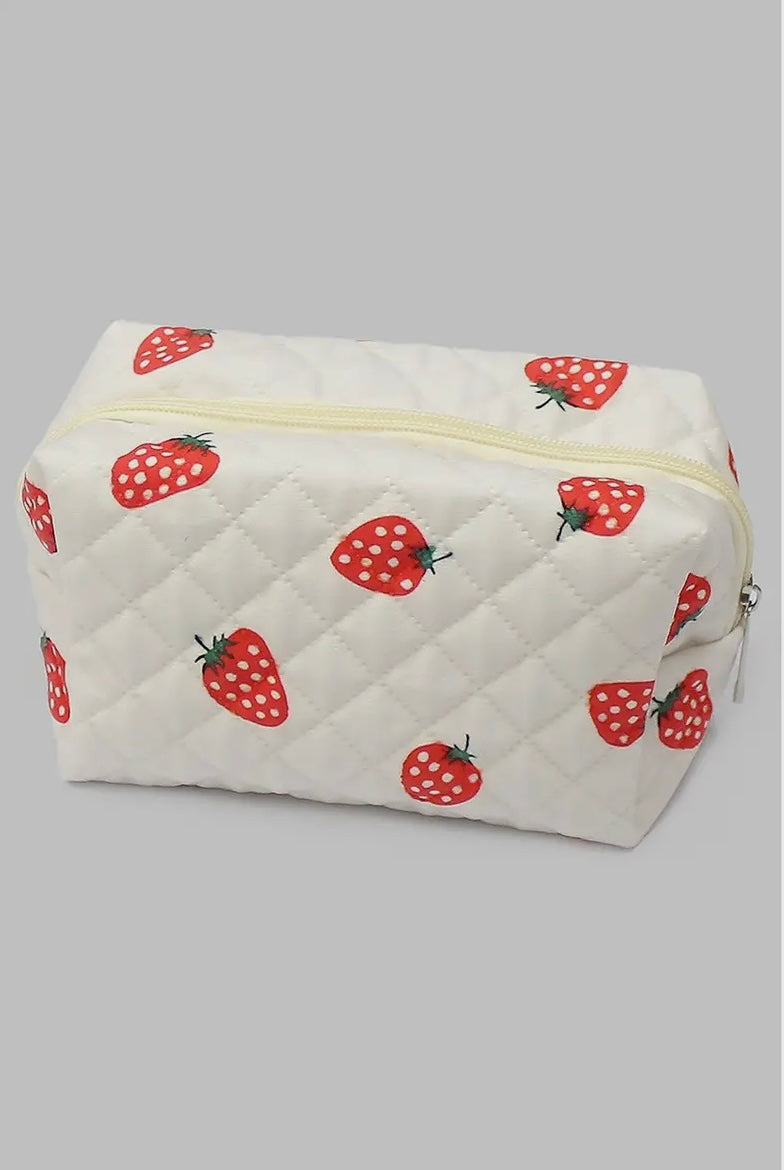 Strawberry Makeup Pouch