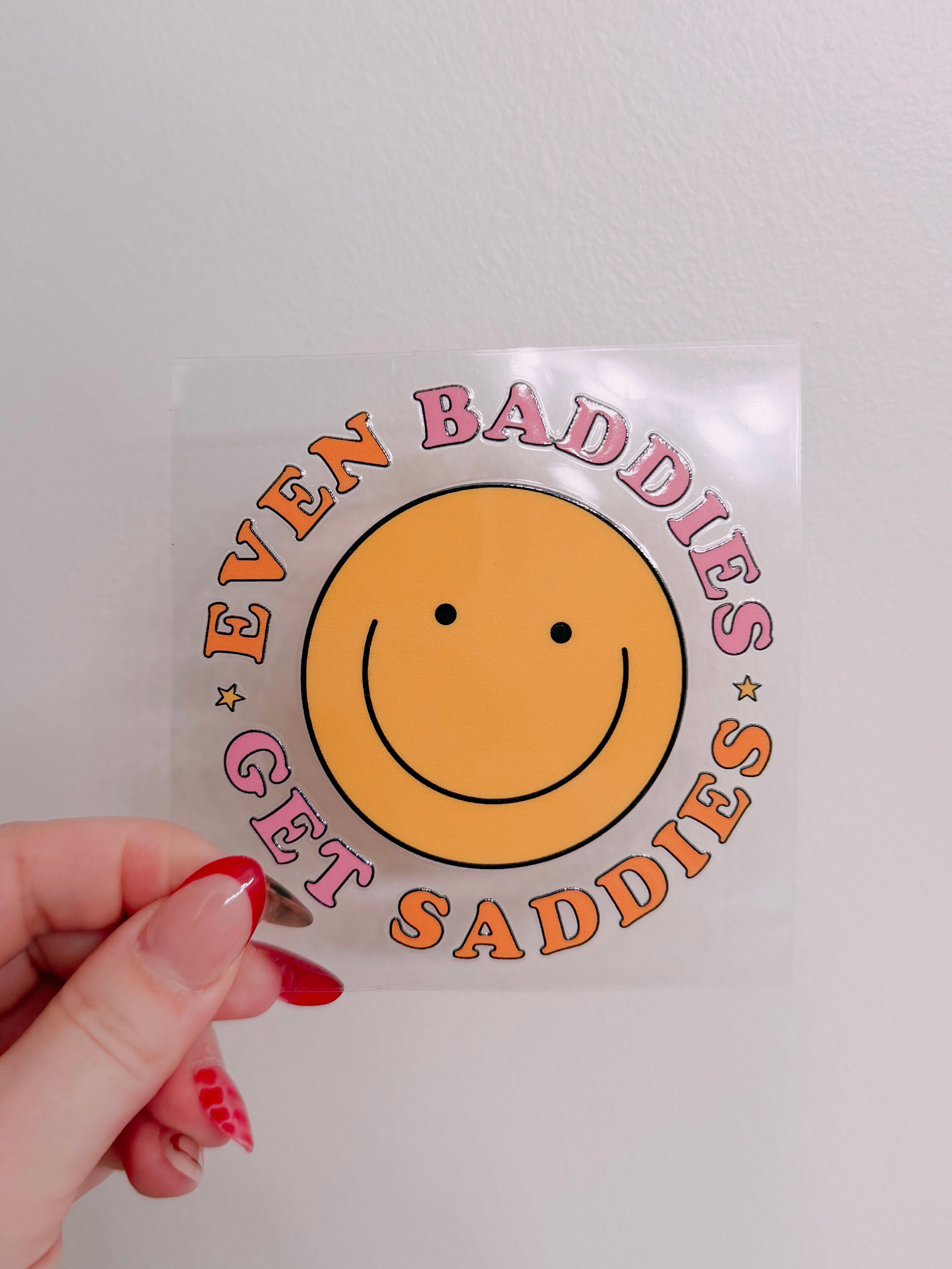 Baddies get sad wrap