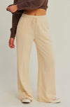 Fleece Lounge Pants Cream