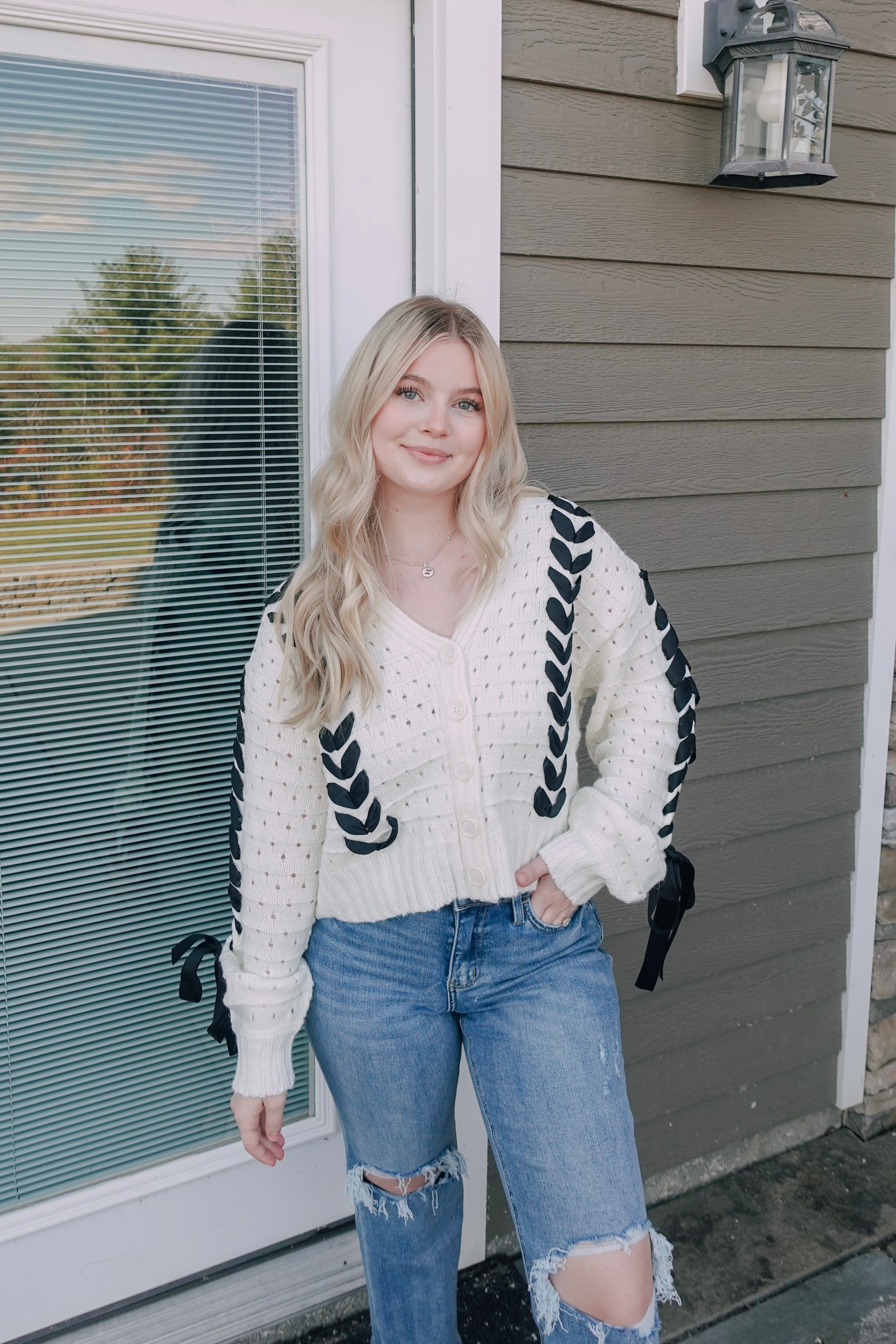 Dream Ribbon Knit Cardigan