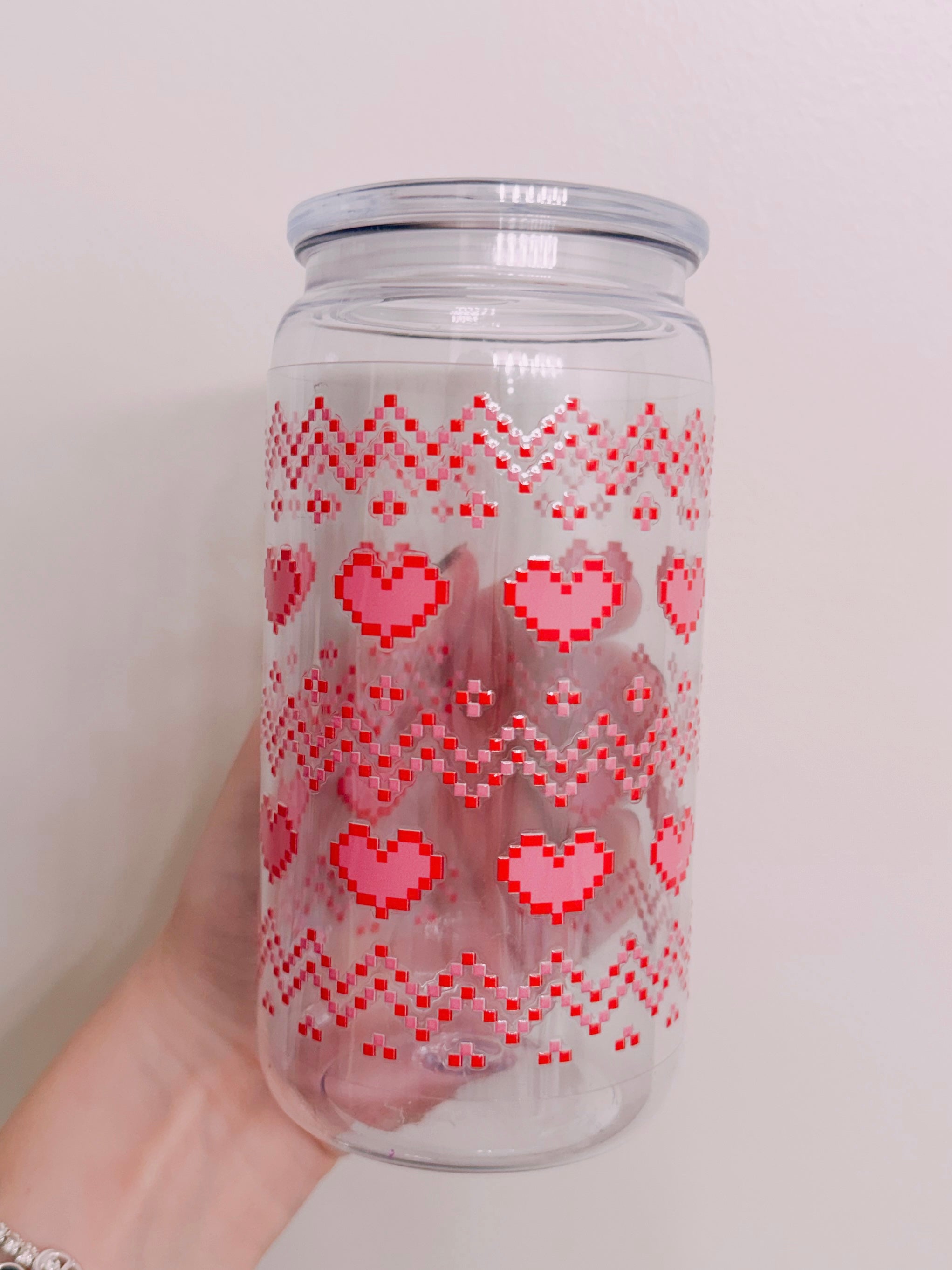 Pink/Red Hearts Wrap