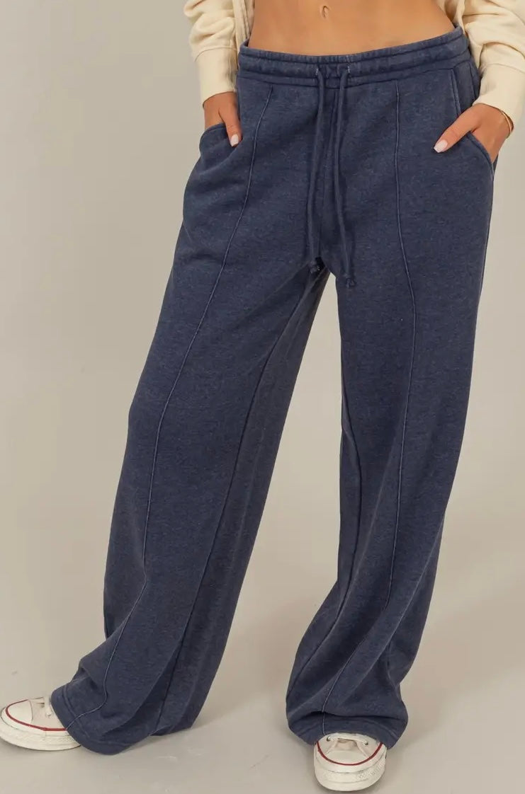 Fleece Lounge Pants Dark Night