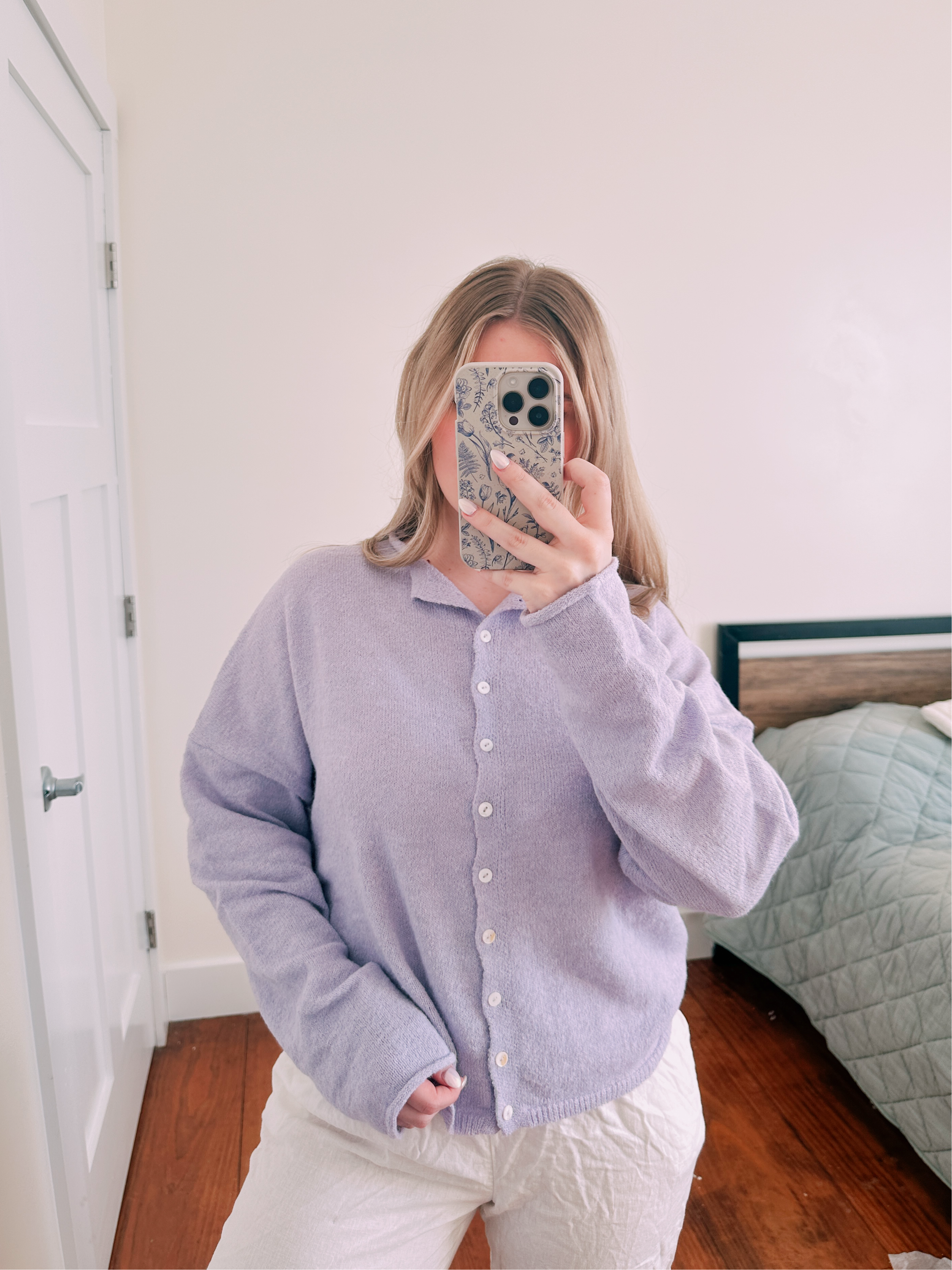 Bloom Cardigan Lavender