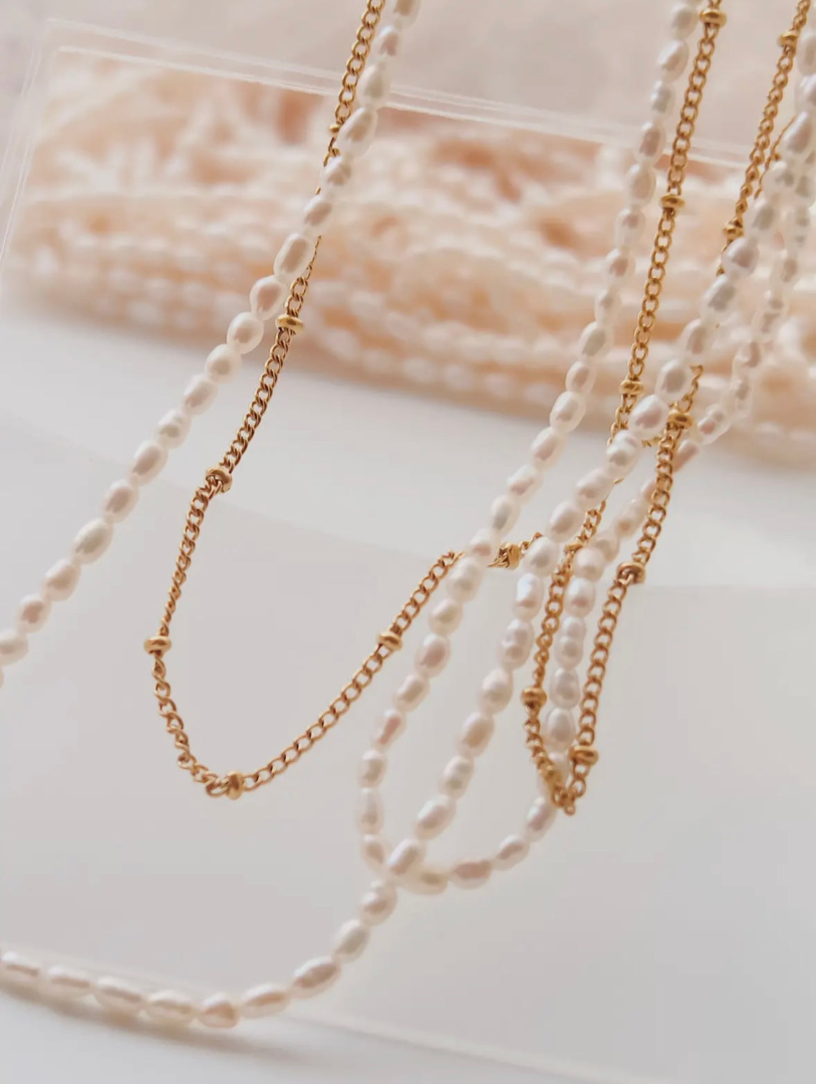 Camryn Layered Pearl Necklace