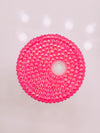Hot Pink Rhinestone Lid