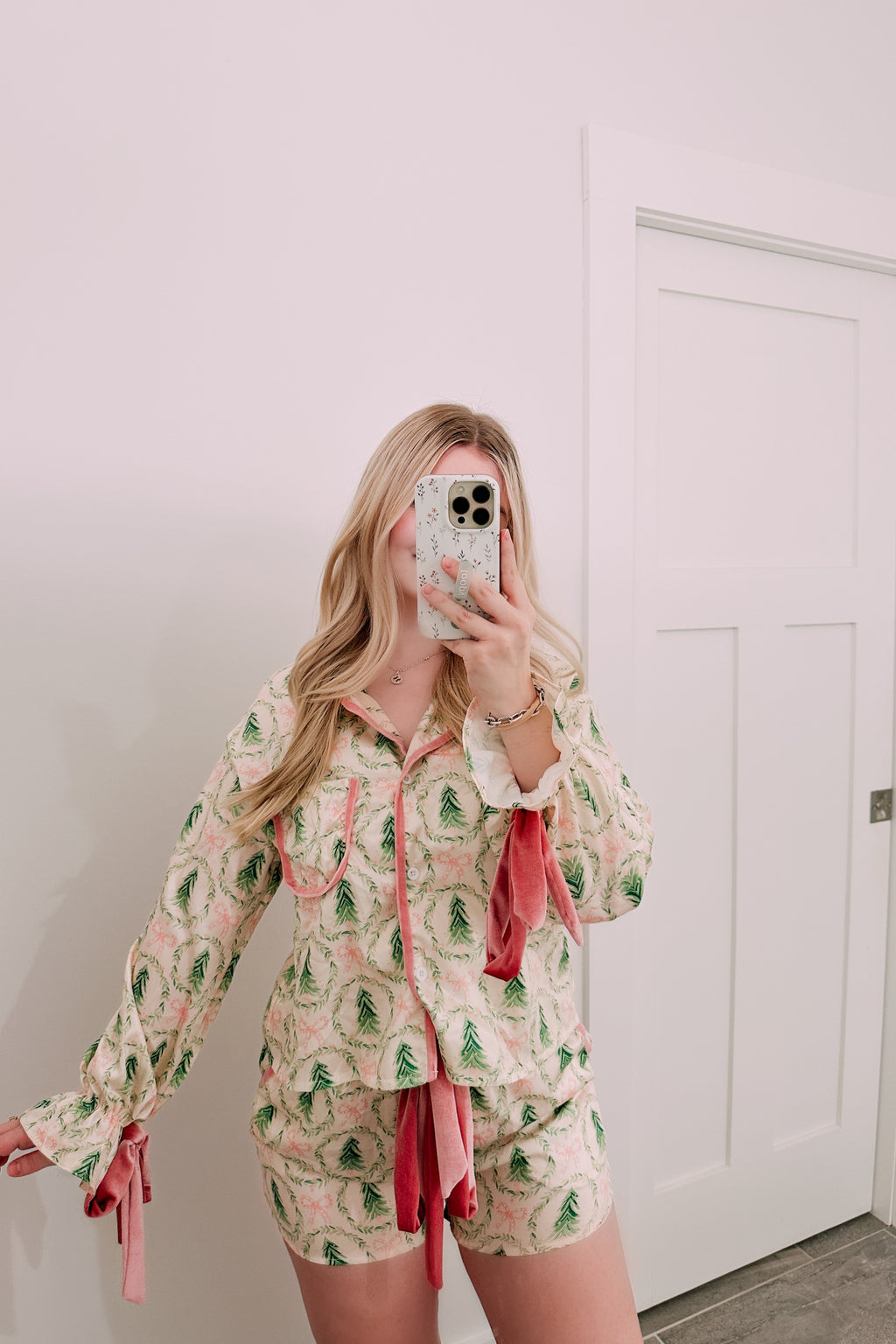 A Girly Little Christmas Pink Pj set