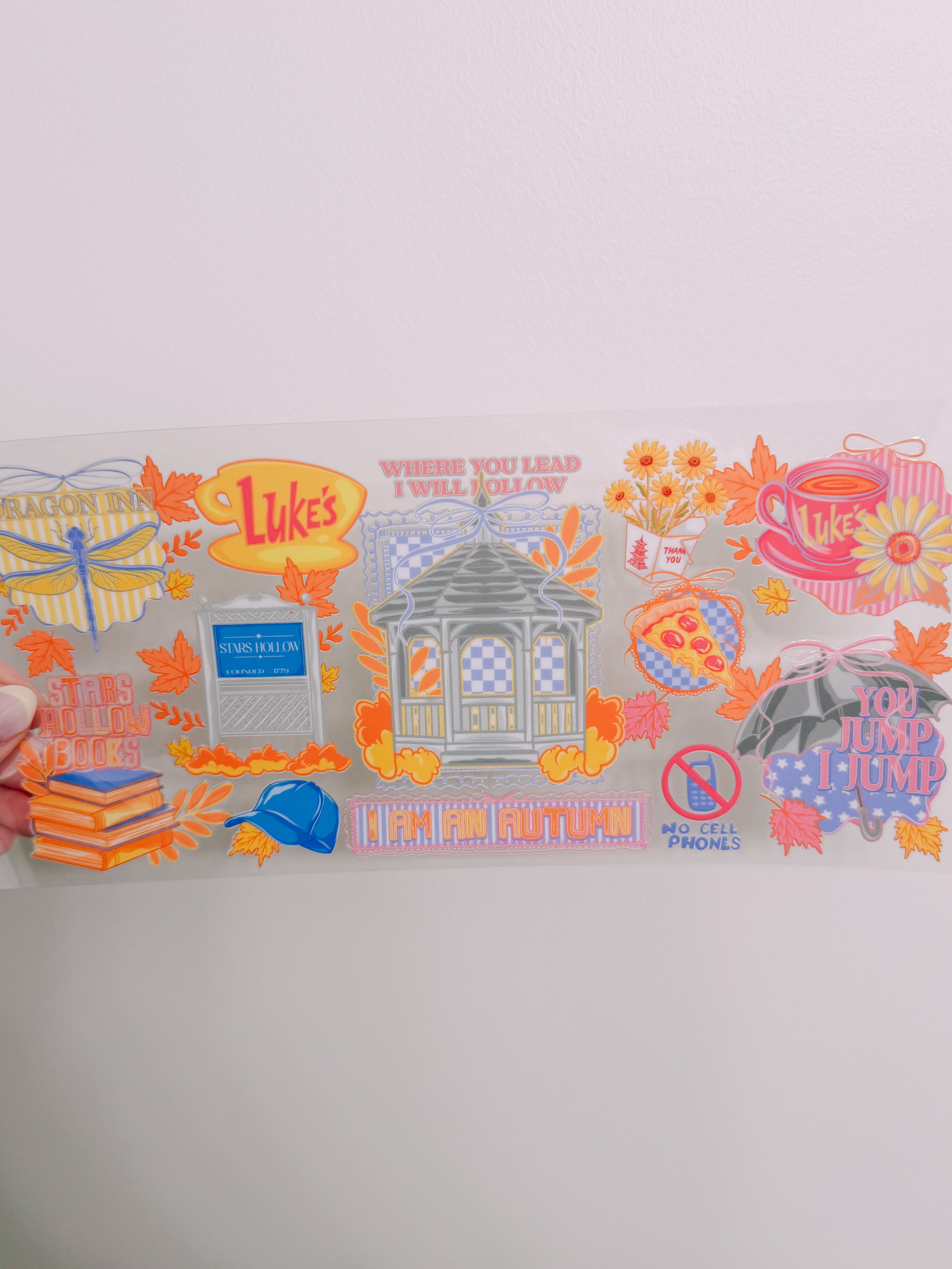 Luke’s colorful wrap