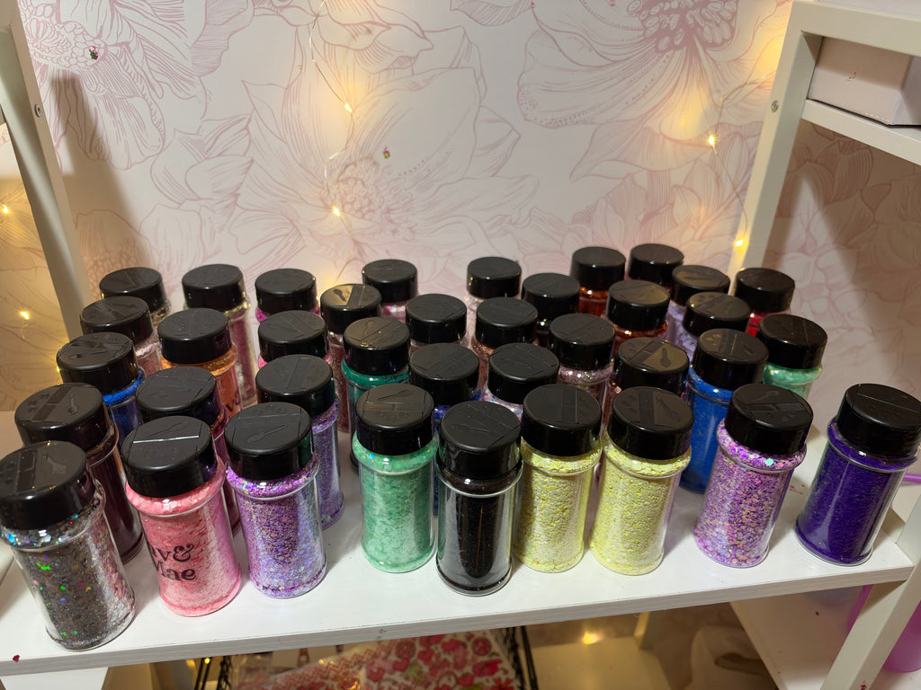 Glitter wholesale + samples!! 38 shakers