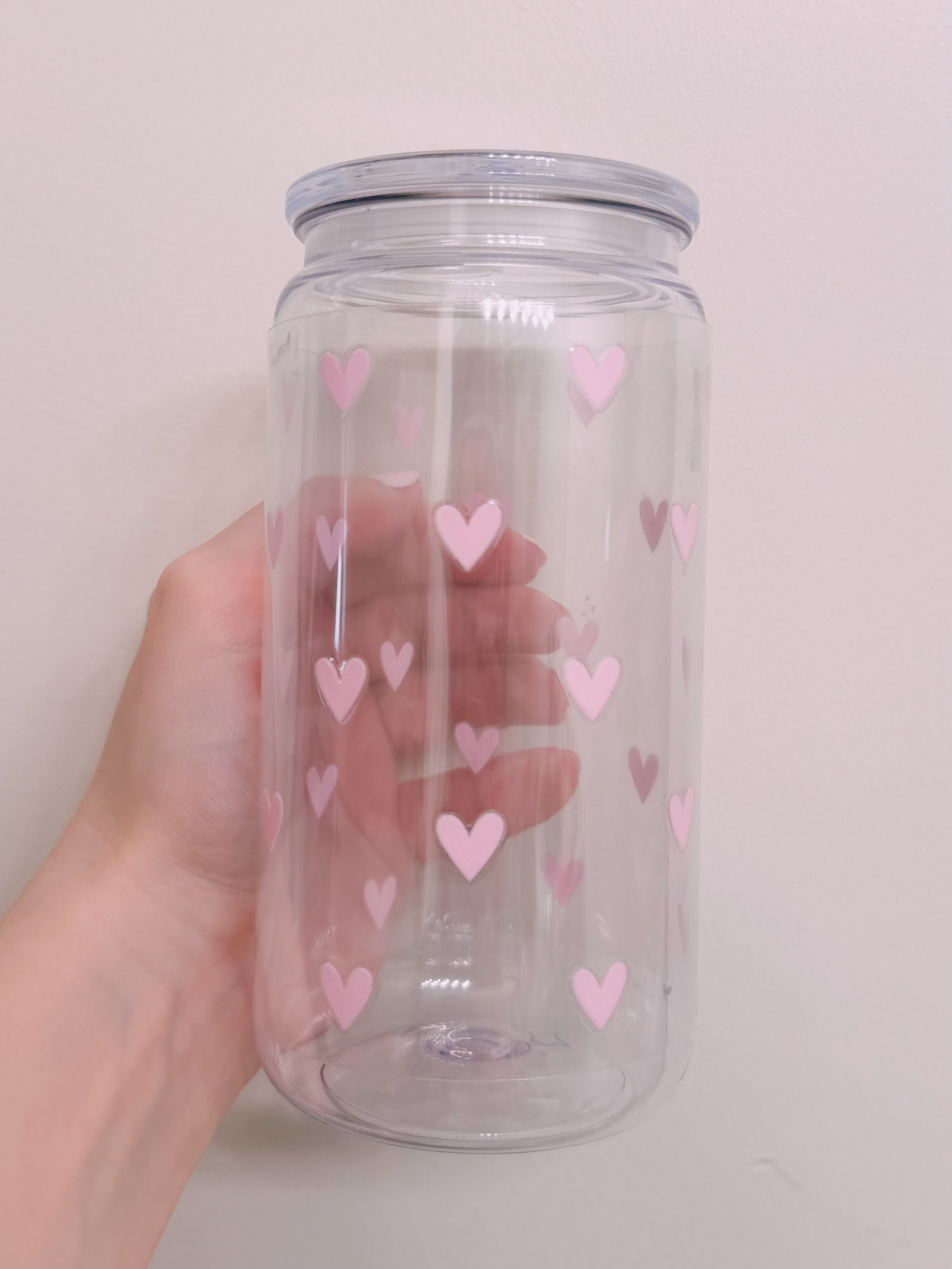 Pink hearts wrap