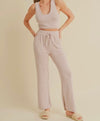 Cozy Wide Leg Pant and Tank Lounge Set